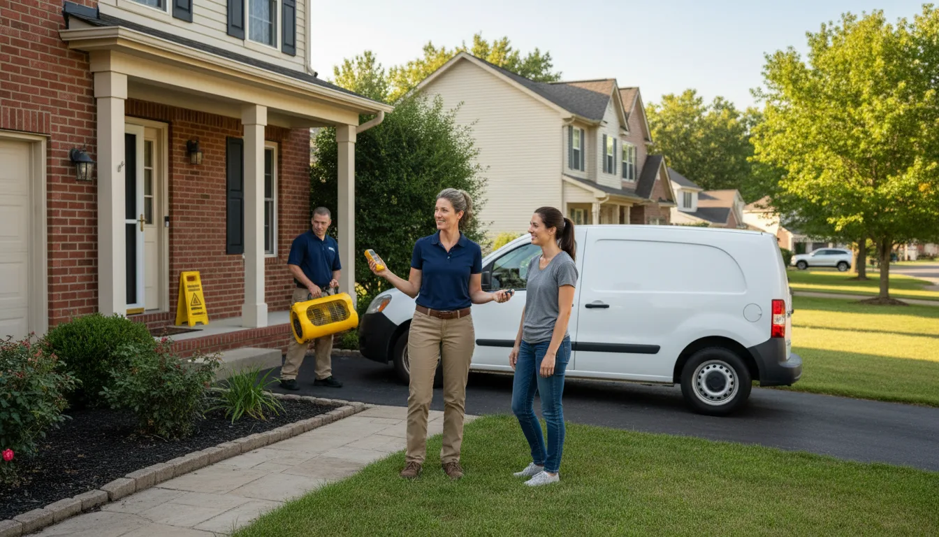 Water restoration image for Water Damage & Restoration Services in Waterville, OH